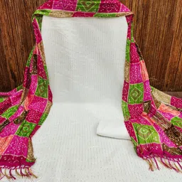 Rangtulika Ethnics Embroidered Unstitched Dress Material image 3