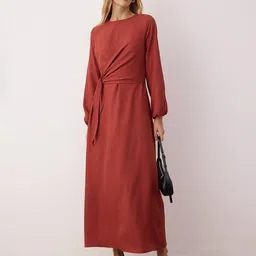 Trendyol Gl Kurusu Women Puff Sleeves A-Line Maxi Dress-picture-28