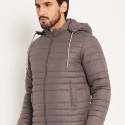 VERO AMORE Men Solid Hooded Quilted Jacket-picture-26