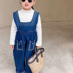 LULU & SKY Infant Girls Dungaree With T-Shirt-picture-26