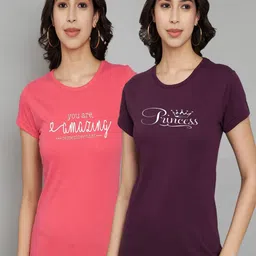 Trend Level Women 2 Applique T-shirt-picture-31
