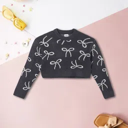 max Girls Printed Crop Pullover-picture-26