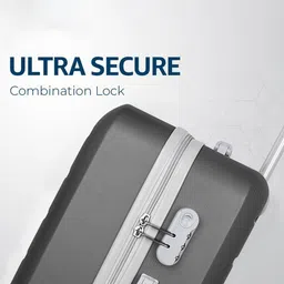 KZALCON Textured Hard-Sided Cabin Trolley Bag image 4