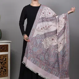 Exotic India Women Paisley Embroidered Shawl-image-79