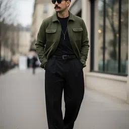 Mast & Harbour Men Spread Collar Solid Tailored Jacket-picture-10