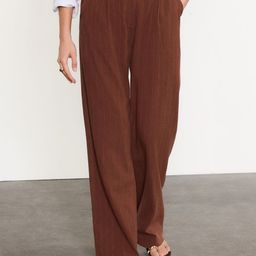 NEXT Women Striped High-Rise Pleated Trousers-picture-35