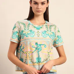 Vero Moda Women Graphic Printed Round Neck T-shirt-image-36