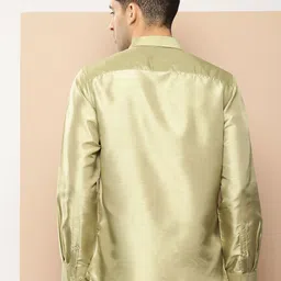 INVICTUS Spread Collar Opaque Festive Onam Shirt image 5