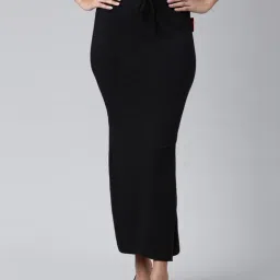 JCSS Black Cotton Saree Shapewear-image-74