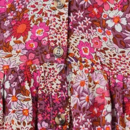 R&B Kids Pink Printed Regular Fit Dress image 5