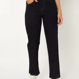 max Women Cotton Mid-Rise Regular Fit Jeans-image-0