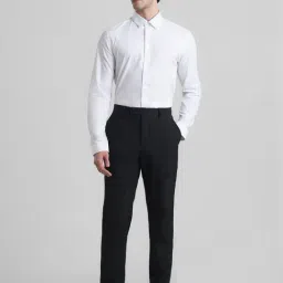 Jack & Jones White Slim Fit Cotton Shirt-picture-38