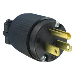 QUALTEK ELECTRONICS MAINS PLUG, NEMA 5-15P, 15A, 125VAC, BLK, Q-710-picture-48
