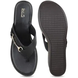 Inc.5 Women's Black Casual Sandals image 4