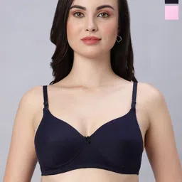 Eden Pack Of 2 Full Coverage Cotton Bra-picture-10