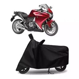 Auto Pearl Bike Cover for Honda VFR 1200F (Black)-picture-43