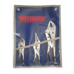 Westward Locking Pliers Set, 1ECF5 (Set of 3 Pcs)-picture-26