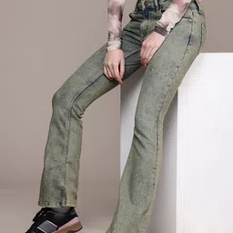 The Roadster Life Co. Women Skinny Bootcut Low-Rise Heavy Fade Stretchable Jeans-image-71