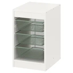 ikea trofast Storage combination with boxes, white/light green-grey, 34x44x56 cm-picture-22