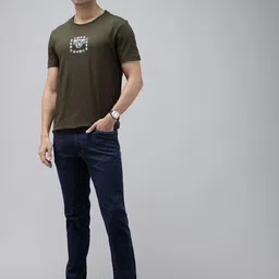 U.S. Polo Assn. Denim Co. Slim Fit Brand Logo Printed Pure Cotton T-shirt image 3