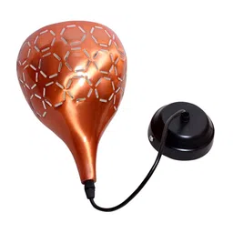 KINIS Copper-Toned & Black Aluminium Ceiling Lamp image 3