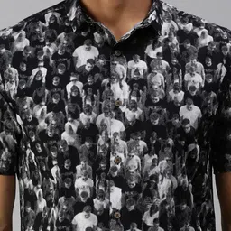 SHOWOFFFF Men Comfort Slim Fit Printed Casual Shirt image 3