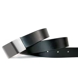 USL Men Solid Leather Interlock Formal Belt image 4