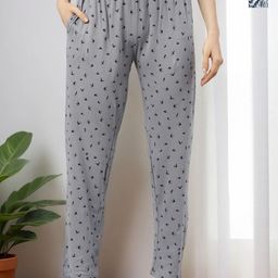 Kryptic Pack Of 2 Printed Pure Cotton Relaxed-Fit Lounge Pants-picture-4