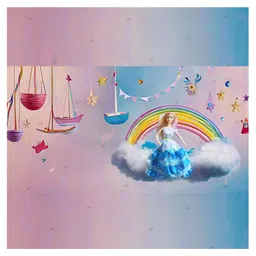 Yunicorn Max Water BlueBendable Doll- Multicolor Height - 35 cm image 3