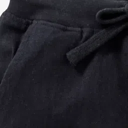 Kiddopanti Solid Colour Shorts - Black image 5