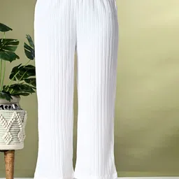 KALINI Striped Shoulder Straps Straight Kurta With Palazzos image 4