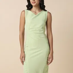 Allen Solly Woman Sweetheart Neck Sheath Formal Dress-picture-37