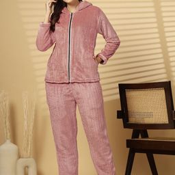 FABINALIV Women Hooded Winter Night suit-picture-26