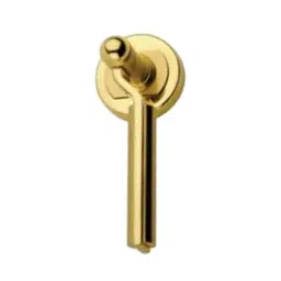 Bonus Premier 85 mm Brass Silver Gold Finish Round Rose Mortice Lock Set image 2