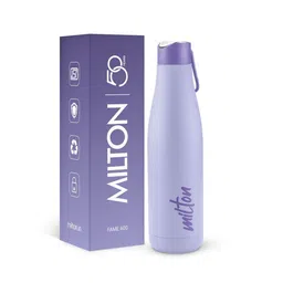Milton Purple Single Stainless Steel Brand Logo Double Wall Vacuum Water Bottle-picture-39