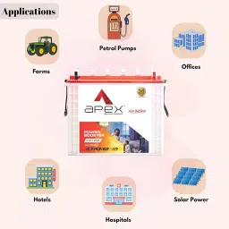 Apex 12 V 240 Ah ABTT-24000 Tall Tubular Inverter Battery image 4