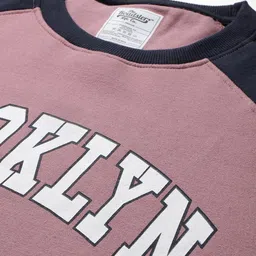 The Roadster Lifestyle Co. Typography Print Oversized Sweatshirt image 3