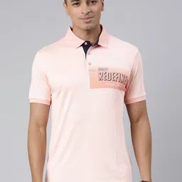 Classic Polo Men Typography Printed Polo Collar Cotton Slim Fit T-shirt-picture-30