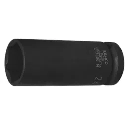 Bahco Deep Impact Socket Alloy Steel Blackened Finish 1/2 inch Square Drive, K7806M-19-picture-29
