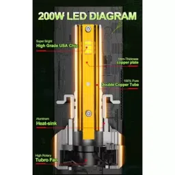 AllExtreme H27 LED Headlight Bulb Headlights Bulbs 12 V, for SUVs, Trucks, Sedans, White, Pack of 2 image 5