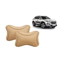 Auto Pearl Beige Dots CV Car Neck Rest Pillow Compatible for Tucson-picture-34