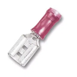 AMP - TE CONNECTIVITY CRIMP TERMINAL, SPADE, PIDG, 3.7MM, RED, 165565-1 (Pack 10)-picture-17