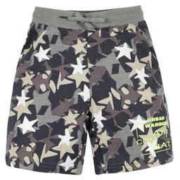 plum tree Plum TreeCamouflage Style Stars Printed Shorts - Grey-picture-15