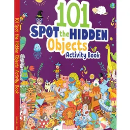 wonder house books 101 SPOT the HIDDEN Objects Activity Book Pack of 1- English image 1