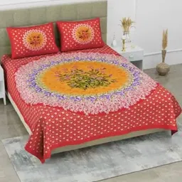 E Elma Unisex Red Bedsheets-picture-21