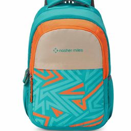 Nasher Miles Physics Laptop Backpack 31 Liters Polyester with Raincover (Green)-picture-15