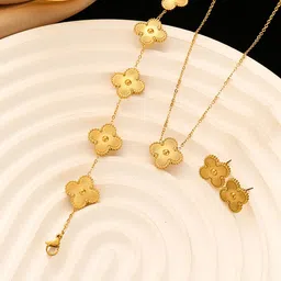 Jewels Galaxy Gold-Plated Jewellery Set-image-65