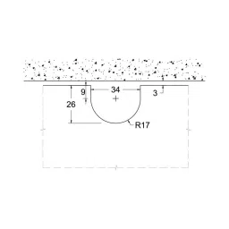 OZONE Wall to Glass Clamping Patch Aluminium Alloy Gold M-PVD Finish, OPF-640 STD ROSE-GOLD M-PVD image 2