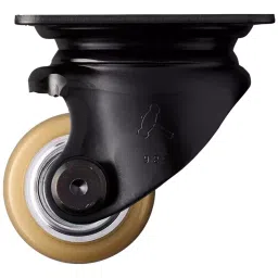 TAKIGEN Low-Profile Heavy-Duty Swivel Caster Nylon Φ50 mm Wheel Diameter 3000N Allowable Load, K-540S-50-UB-image-10