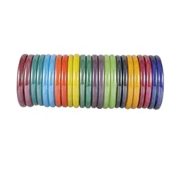 SAVORADE Set Of 24 Multi Plastic Bangle-picture-34